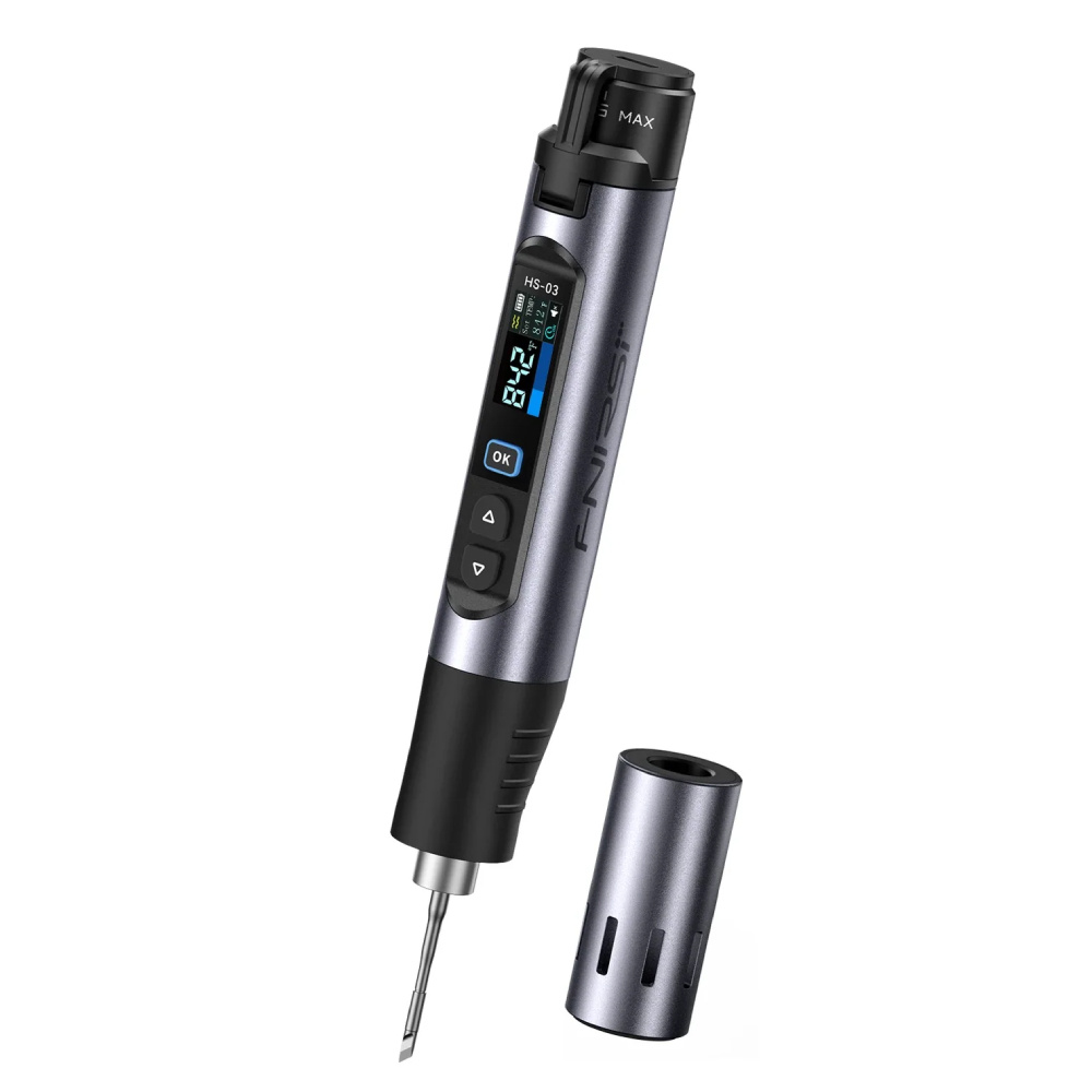 FNIRSI HS-03 - bezprzewodowa lutownica akumulatorowa USB typu C 10W